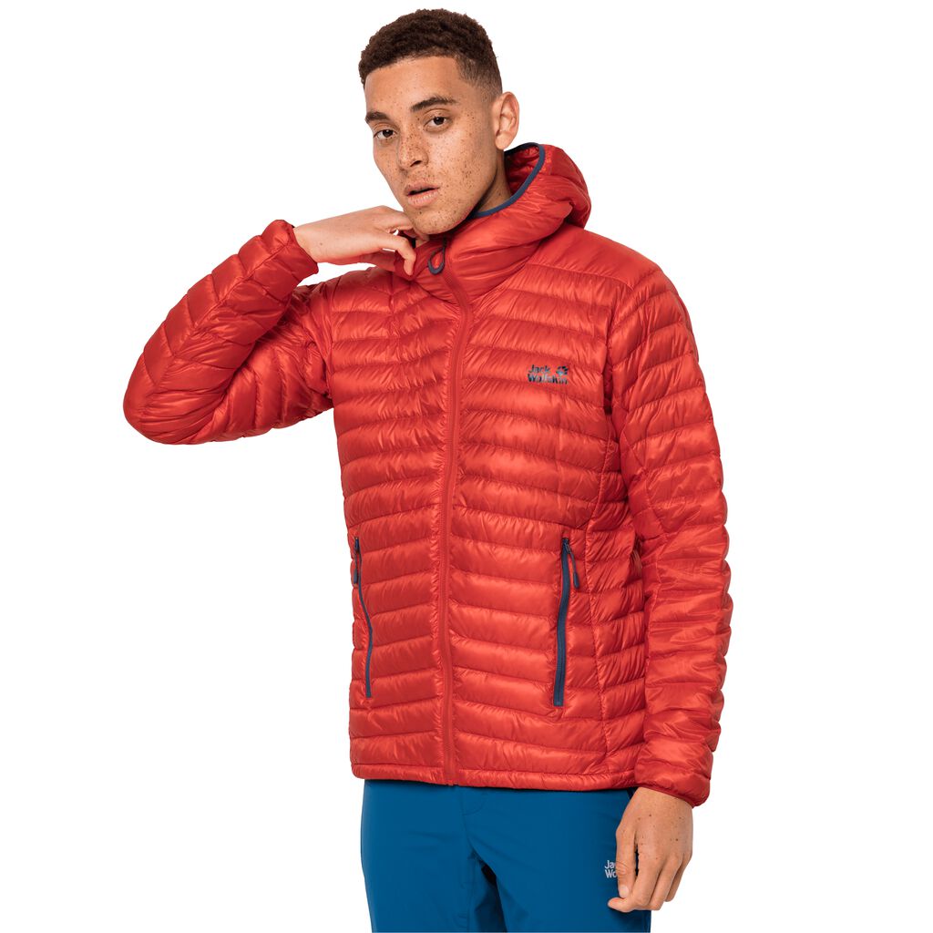 Jack Wolfskin MOUNTAIN Férfi Szigetelt Kabát Narancssárga Piros - YKSQAU-178